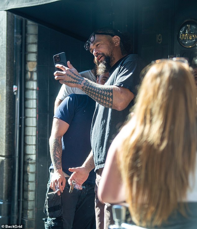 The actor appeared to be enjoying some time off from filming, as he has spent the last decade solidifying himself as a veteran professional, taking up leading roles with Marvel and Disney