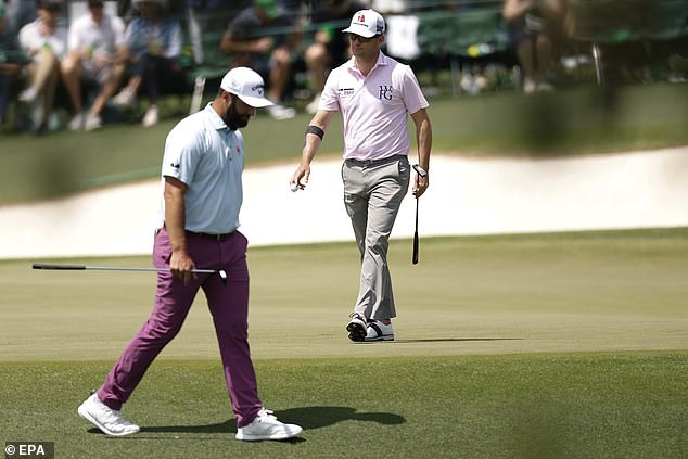 Rahm isn't in the shake-up in Augusta again and hasn't been since his reputed £450m payday