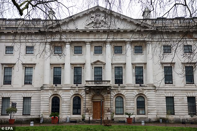 Pictured: Royal Mint Court, the site of the proposed new Chinese Embassy in London