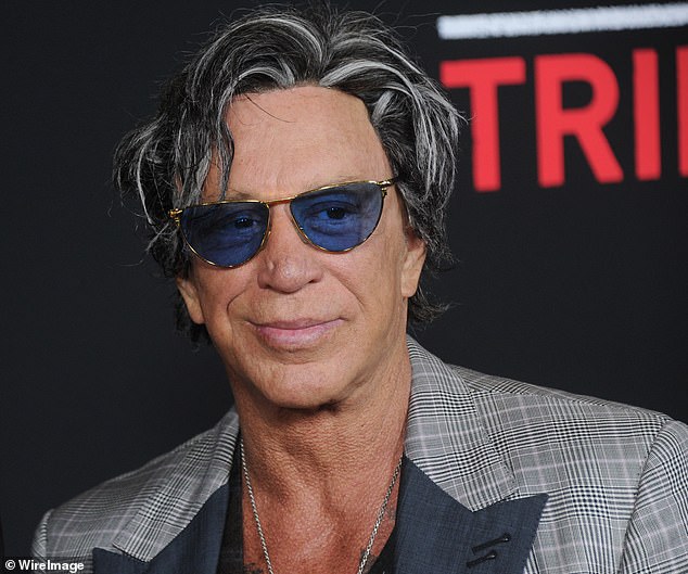 Judi said: 'Mickey's longer grey hair looked like a signal of age-acceptance and of sociability as it was styled in a more natural way'