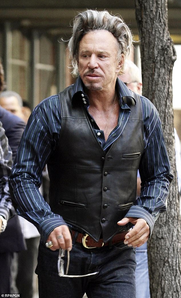 In Hollywood, where appearance is currency and before hair transplant surgery became widely popular, Mickey seemingly turned to wigs to maintain his former heartthrob looks