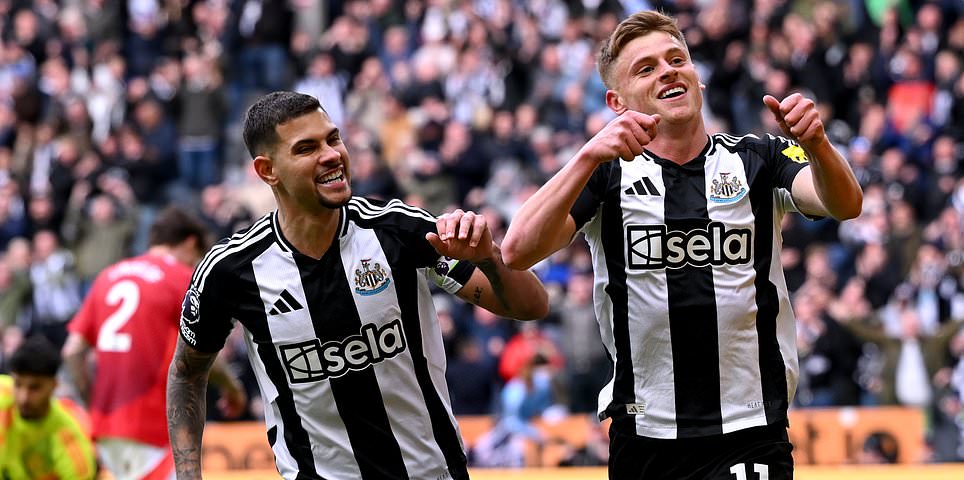 Newcastle vs Manchester United - Premier League: Relive the action as Red Devils concede FOUR, with Toon up to fourth place in race for Champions League