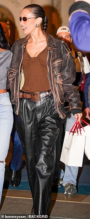 Bella looked happier than ever as she stepped out in the French city