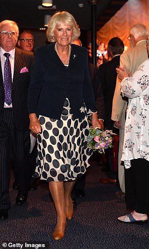 Camilla visited the Lyric theatre to attend a reception marking the CDYO's 40th anniversary in 2019