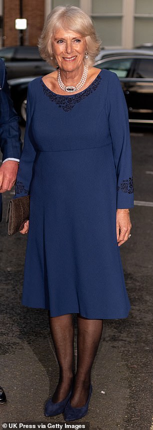 Duchess of Cornwall attendsan Age UK tea on the day Prince Charles celebrates his 70th birthday at Spencer House in November 2018