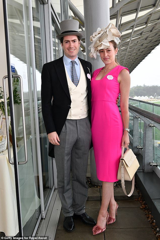 Tatiana and Alick married in 2022 at Winchester Cathedral (pictured together at Royal Ascot in 2021)