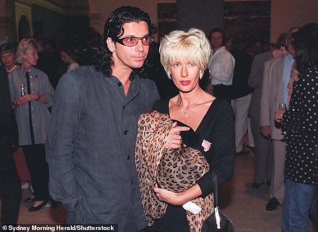 Tiger Lily is the daughter of the late Paula Yates and Michael Hutchence. She was adopted by Bob after the death of her father Michael in 1997 (Michael and Paula pictured in 1996)