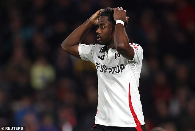 Ryan Sessegnon was erroneously substituted in the 57th minute of the clash on Monday night