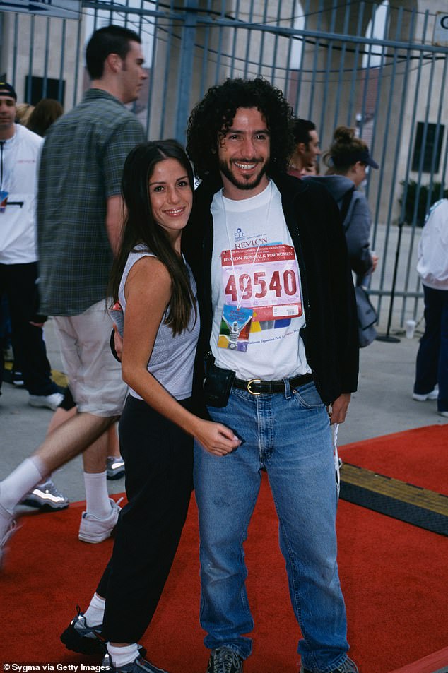 Meeno and his younger half-sister Soleil Moon Frye in 2001