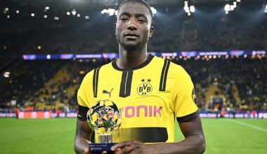 Serhou Guirassy became the highest-scoring African player in a single Champions League campaign as he netted a hat-trick for Borussia Dortmund against Barcelona on Tuesday night