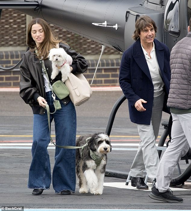 He is a frequent flyer in his helicopter