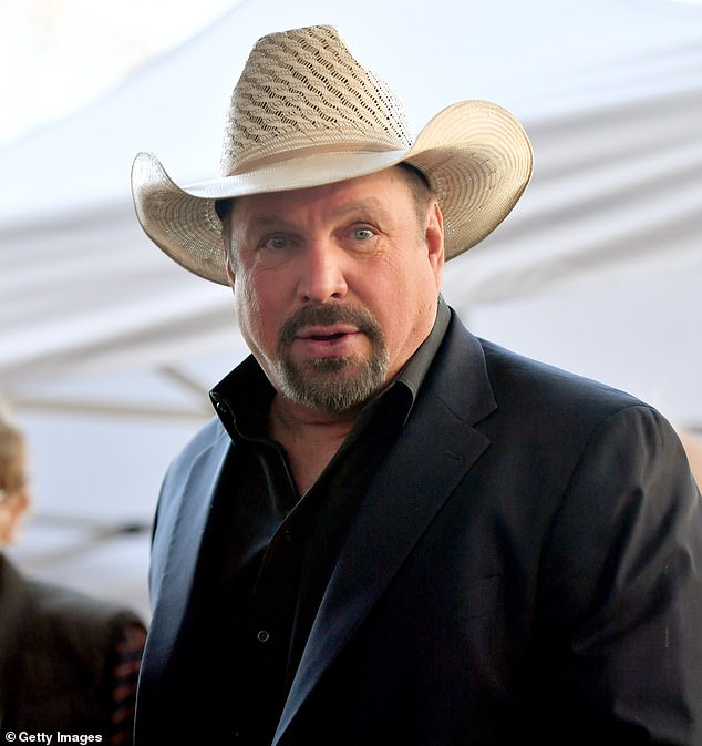 The artist is best know for writing some of the top songs for country music icon Garth Brooks. Pictured in March