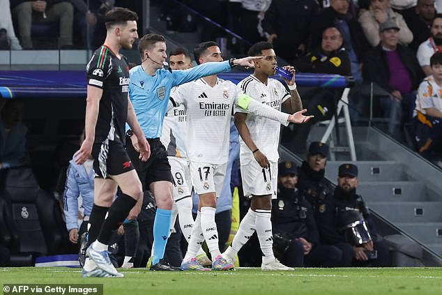 The spot-kick was only given after a VAR check with many questioning the validity of it