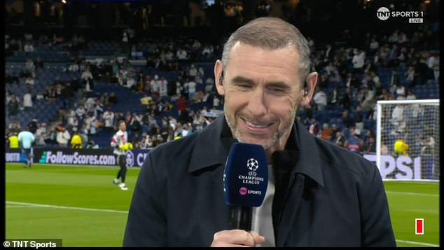 Former Arsenal defender Martin Keown also claimed Saka had got it 'completely wrong here'