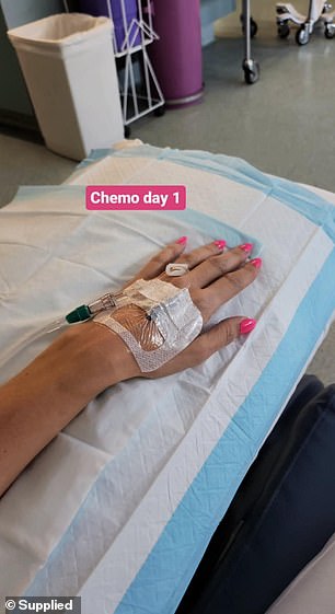 Rosie shared updates of her cancer treatment to her social media account