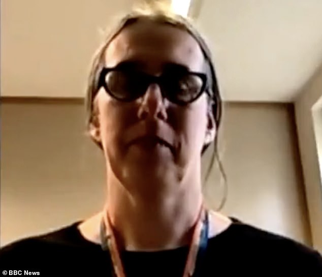 Heather Herbert (pictured), a trans campaigner and former Labour MSP candidate, claimed her community were 'under attack'