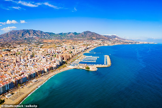 And Malaga's miles of sandy coastline also sees an average of 279.3 hours of sun