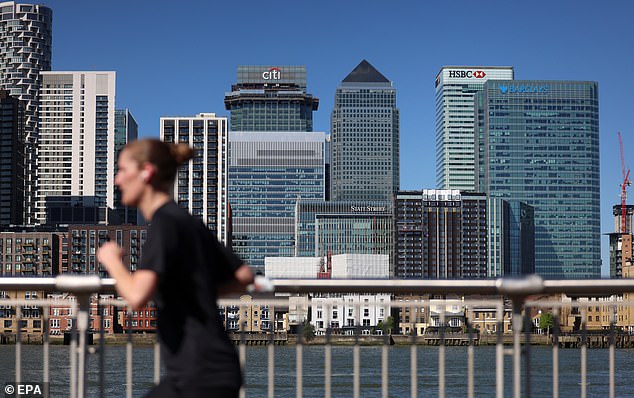Vacancies: The office estate owned by Canary Wharf Group fell in value by 4.1%, or £180m, to £4.2bn in 2024, according to its latest accounts
