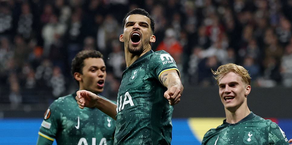 Eintracht Frankfurt vs Tottenham - Europa League: Live score, team news and updates as Spurs lead in Germany... with Chelsea also heading for Conference League semis