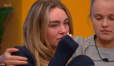 Celebrity Big Brother viewers have accused Ella Rae Wise of using a cunning tactic to win over fans (Ella left, JoJo Siwa right)