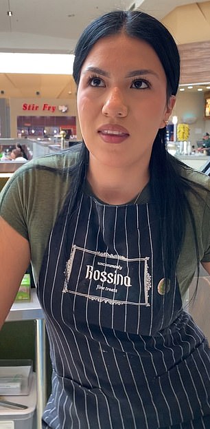 Locals in the town said there had been some efforts to fight the obesity rate. Pictured above is Estefania