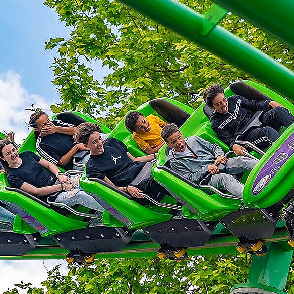 For those less keen on rides such as Accelerator, pictured, there's a newly opened pop-up museum on the park's history to enjoy