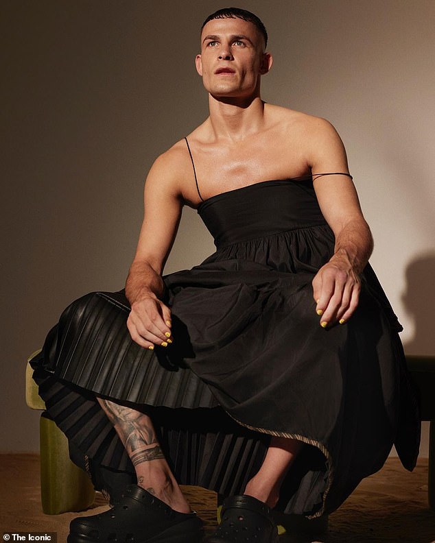 Harry Garside has been the antithesis of the stereotypical boxer and has been unafraid to model in a dress