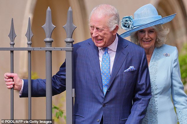 Once Charles was by her side, however, Camilla, 77, took a lower profile, understanding that he was the one fans had come to see