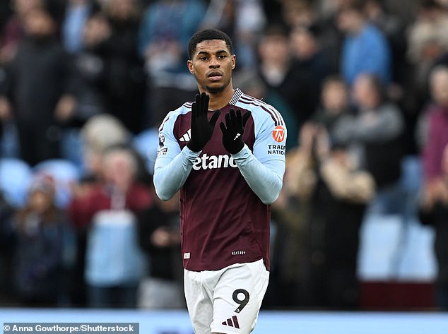 The Villa forward has been in impressive form since joining from Man United on loan