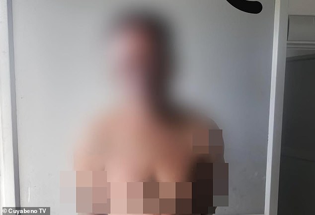 A picture of the reportedly British man, whose identity has been obscured pending formal identification