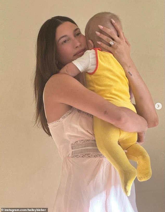 The Biebers share baby son Jack Blues together