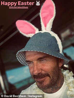 The Beckham brood celebrated Easter separately over the weekend amid reports of a rift within the family
