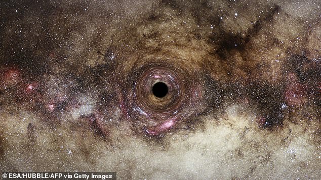 This is the first time that a lone black hole has ever been spotted since astronomers usually rely on the light from orbiting 'companion stars'. However, estimates suggest there could be up to 100 million black holes hidden among the hundreds of billions of stars in the Milky Way.