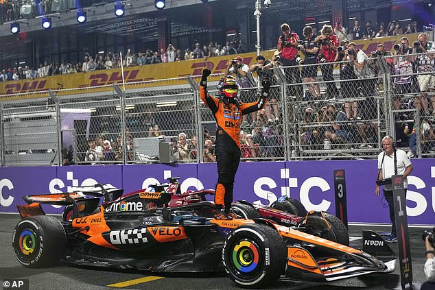 Piastri's (pictured) efforts this weekend saw him become the first Aussie to top the Driver Standings since Mark Webber in 2010