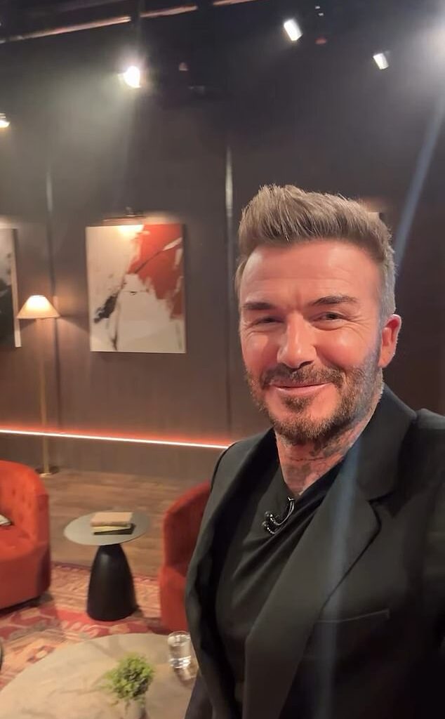 David Beckham has given fans their first look at his new Champions League altcast, after teasing his potential A-list guests