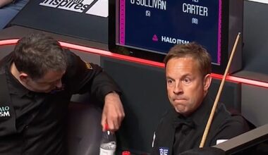 Ronnie O'Sullivan's bitter feud with Ali Carter took another turn on Tuesday afternoon