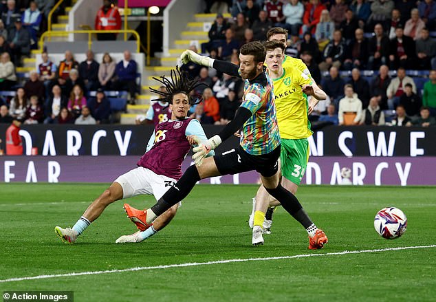 Hannibal steers in Burnley's first goal in the 2-1 home victory over Norwich earlier this month