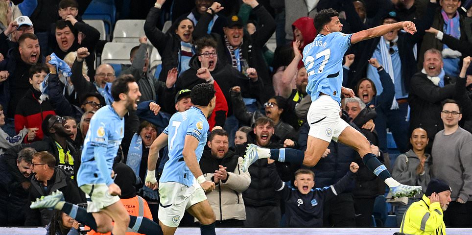 Man City vs Aston Villa - Premier League: Relive the action as champions net winner deep into added time after superb assist