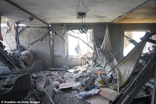 Russia guided aerial bombs towards the residential neighbourhood of Zaporizhzhia, Ukraine, yesterday. A 69-year-old woman was killed and 26 others injured