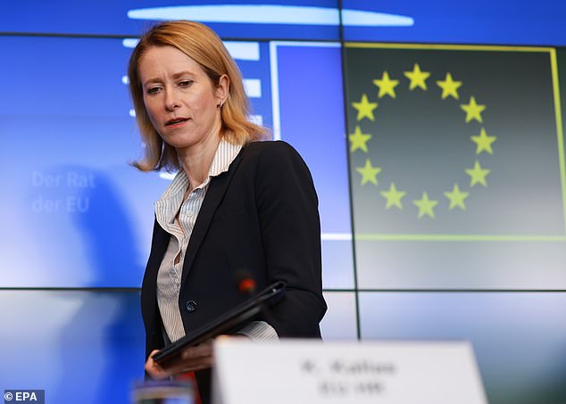 'I'm learning,' said the EU's foreign minister, Kaja Kallas (pictured), a couple of weeks ago, 'that fish to the French are very important'