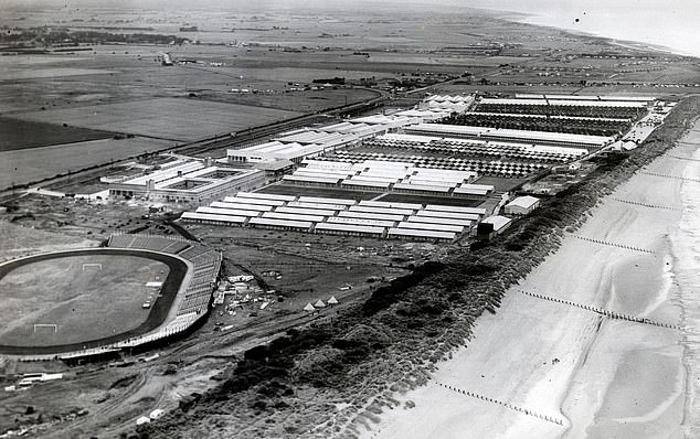 An aerial view of Butlins Holiday Camp at Skegness in 1970