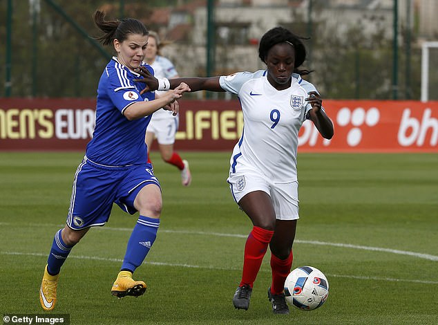 Aluko made 105 appearances for the Lionesses and played Chelsea and Juventus