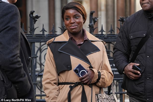 Aluko said she left her house in disguise because of the hearing and is 'more self-conscious'