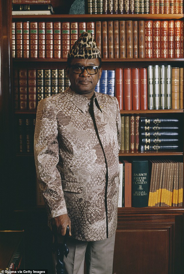 President Mobutu visited Britain for a state visit in 1973 in the hopes the UK could secure lucrative deals to construct a new power plant