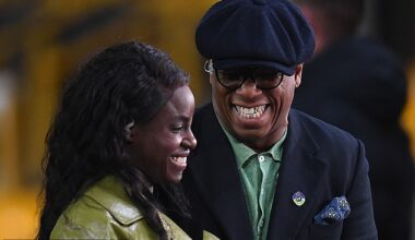 Ian Wright (right) has been accused by Eni Aluko (left) of blocking opportunities for women