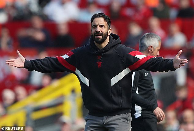 United are desperate to strengthen in forward areas and Ruben Amorim (pictured) is also targeting Matheus Cunha