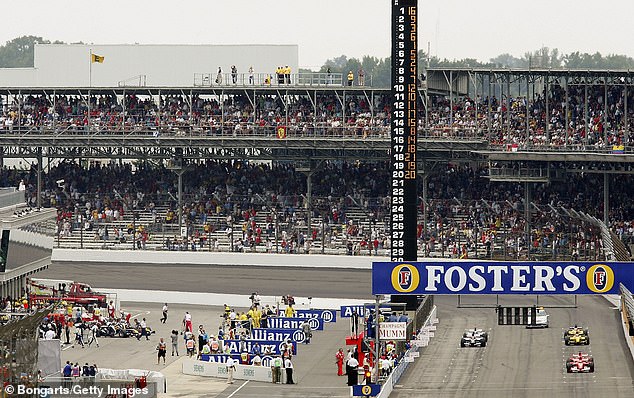 Indianapolis's main grandstand is the biggest in motor racing and it was packed that Sunday