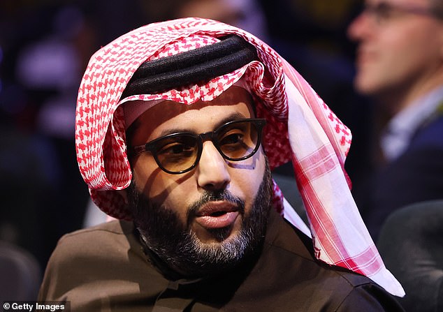 Turk Alalshikh (pictured) is chairman of Saudi Arabia's General Entertainment Authority