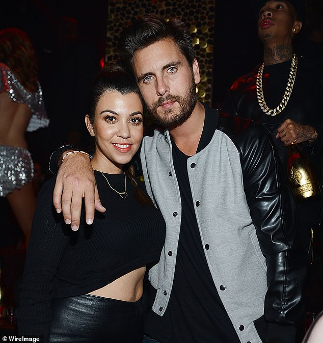 At the time, Kourtney was in a tempestuous, on-again, off-again relationship with Scott Disick, with whom she has three children
