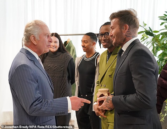 Beckham forged a friendship with King Charles after they bonded over their love of making honey when they met at a British fashion awards ceremony in 2023